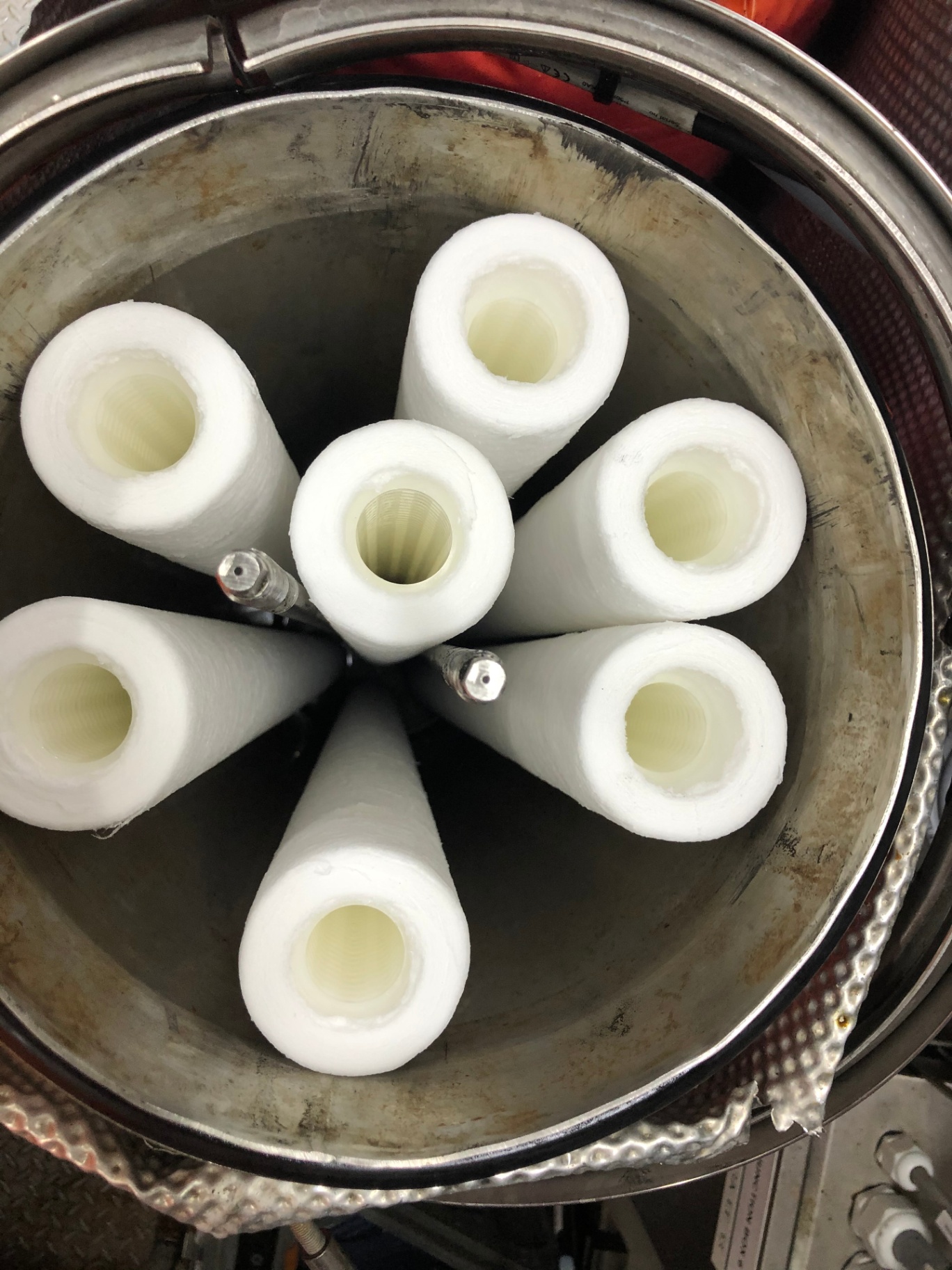 PP cartridge filter housing