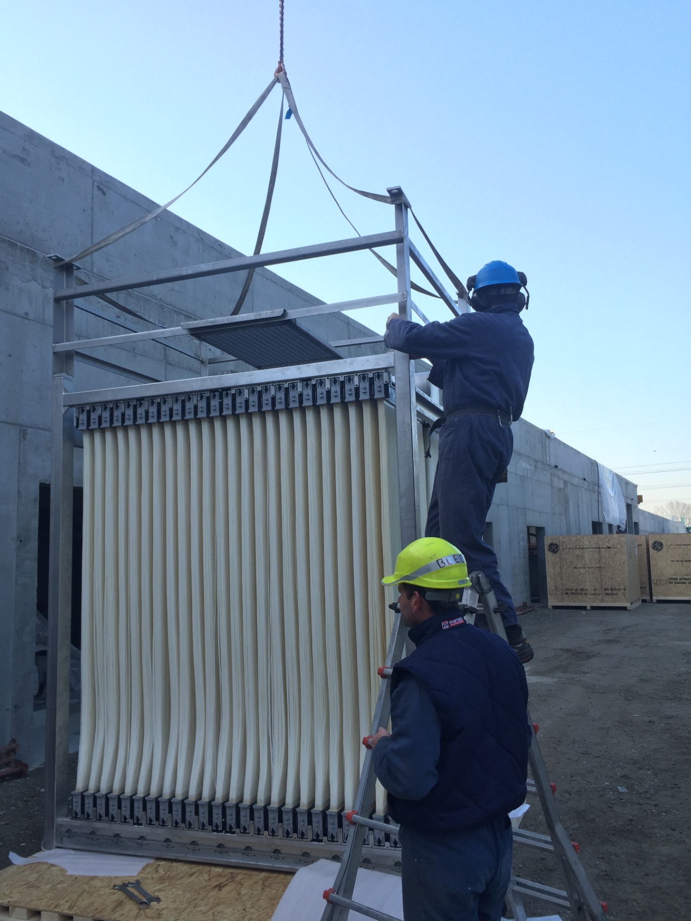 Field installation of UF cassettes