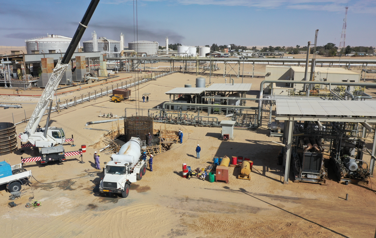 Industrial site construction & civil works