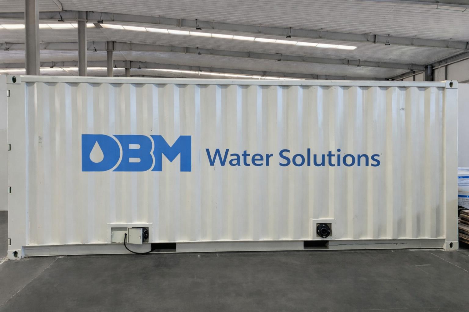 Mobile containerized SWRO unit — DBM Water Solutions