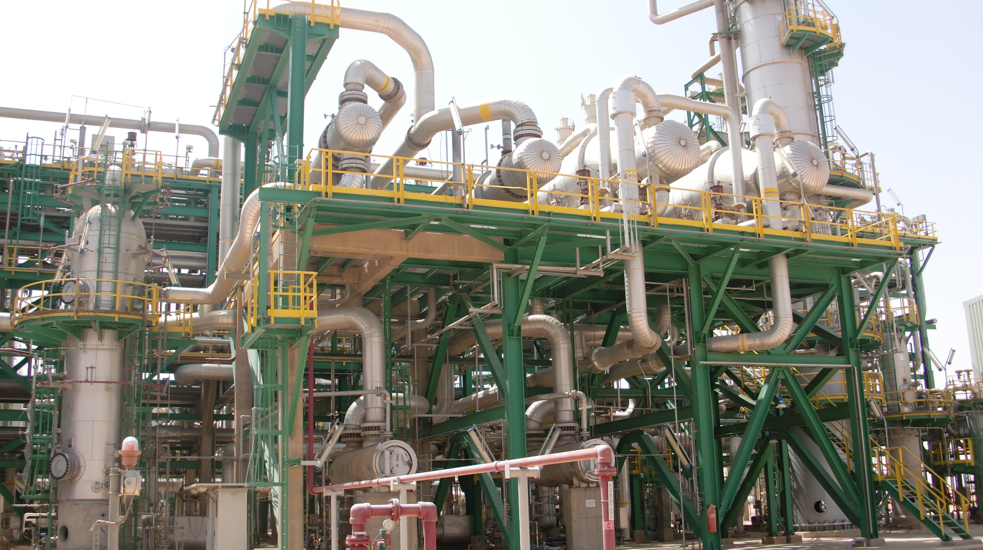 Gas plant commissioning